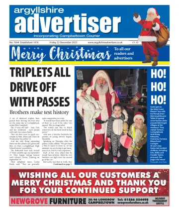 Argyllshire Advertiser - 22 12月 2023