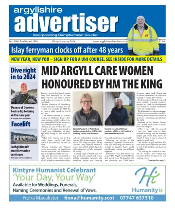 Argyllshire Advertiser - 05 janv. 2024