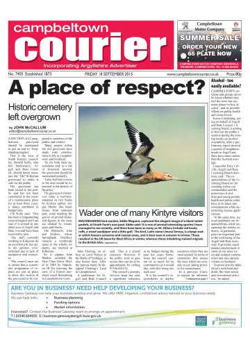 Campbeltown Courier - 18 Sep 2015