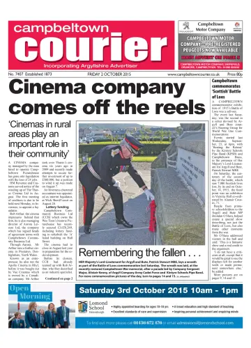 Campbeltown Courier - 2 Oct 2015