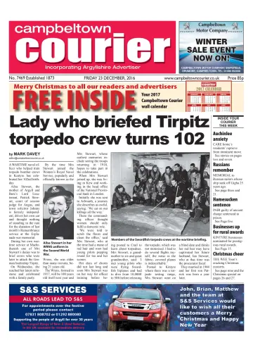 Campbeltown Courier - 23 Dec 2016
