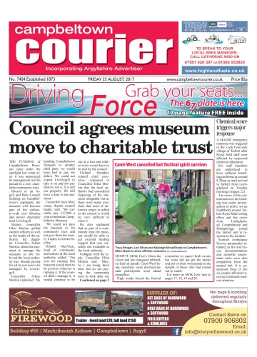 Campbeltown Courier - 25 Aug 2017