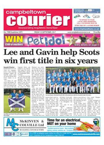 Campbeltown Courier - 22 Sep 2017