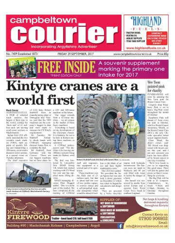 Campbeltown Courier - 29 Sep 2017
