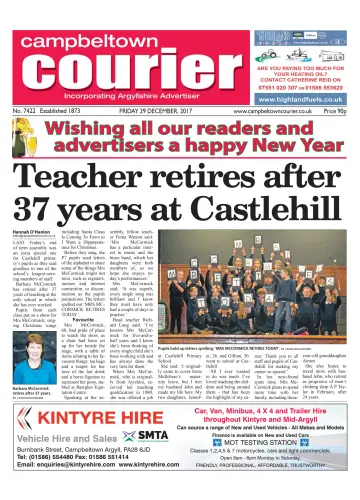 Campbeltown Courier - 29 Dec 2017