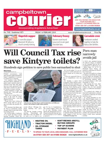 Campbeltown Courier - 16 Feb 2018