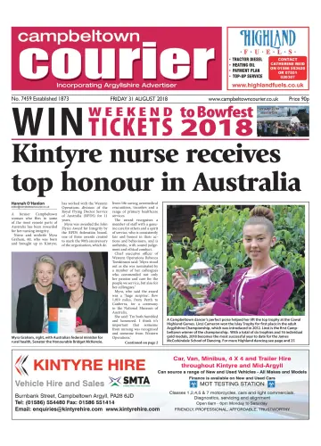 Campbeltown Courier - 31 Aug 2018