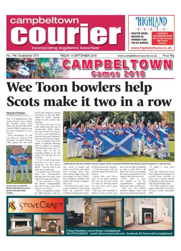 Campbeltown Courier - 14 Sep 2018