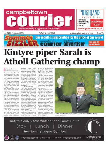 Campbeltown Courier - 31 May 2019
