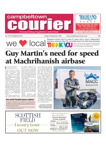 Campbeltown Courier - 25 Sep 2020