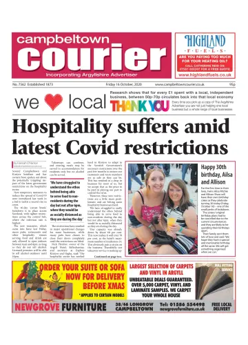 Campbeltown Courier - 16 Oct 2020