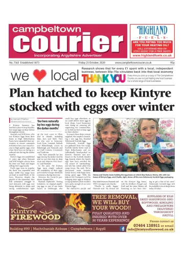 Campbeltown Courier - 23 Oct 2020