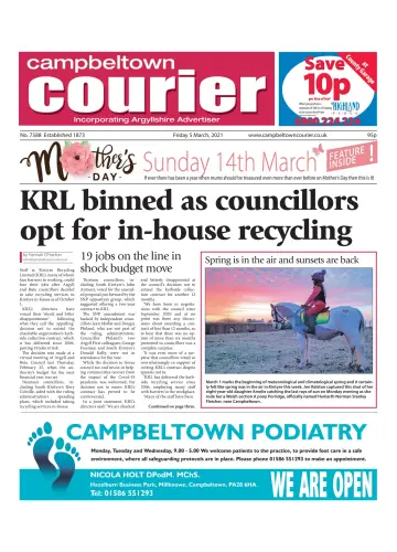 Campbeltown Courier - 5 Mar 2021