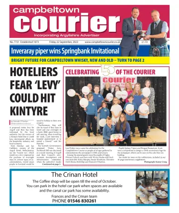 Campbeltown Courier - 22 Sep 2023