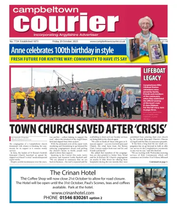 Campbeltown Courier - 20 Oct 2023