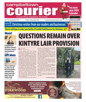 Campbeltown Courier - 15 12월 2023