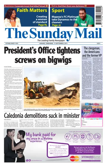 The Sunday Mail (Zimbabwe) - 12 Sep 2015