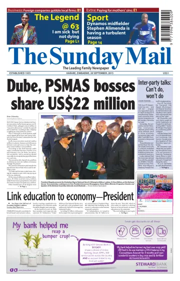 The Sunday Mail (Zimbabwe) - 19 Sep 2015