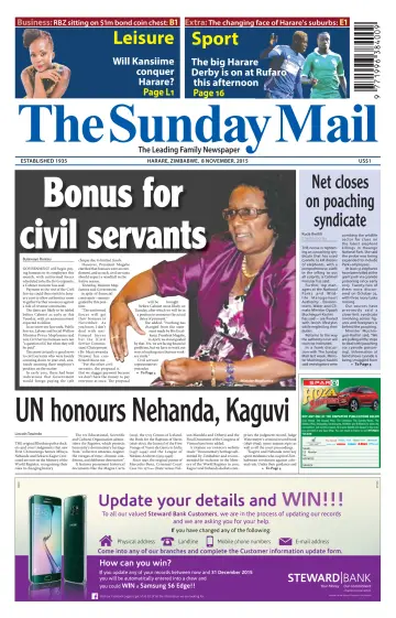The Sunday Mail (Zimbabwe) - 8 Nov 2015