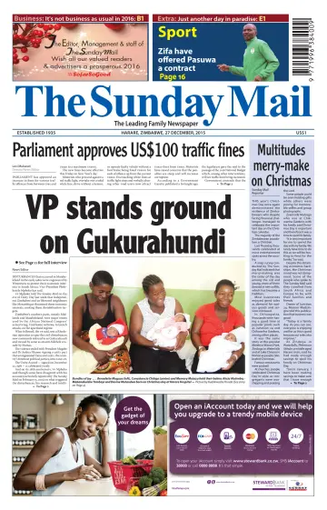 The Sunday Mail (Zimbabwe) - 27 Dec 2015