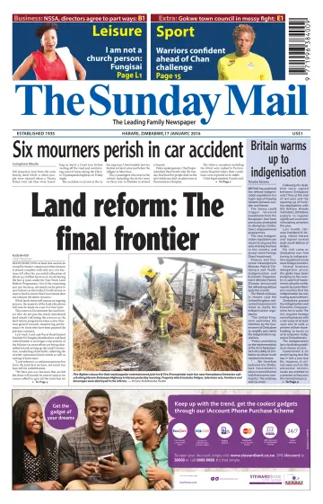 The Sunday Mail (Zimbabwe) - 17 Jan 2016