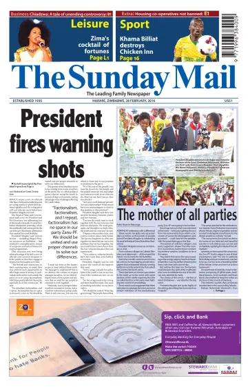 The Sunday Mail (Zimbabwe) - 28 Feb 2016
