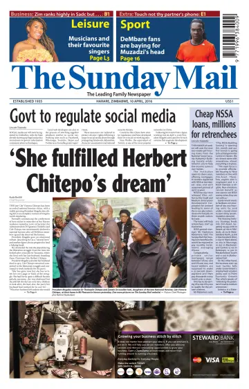 The Sunday Mail (Zimbabwe) - 10 Apr 2016