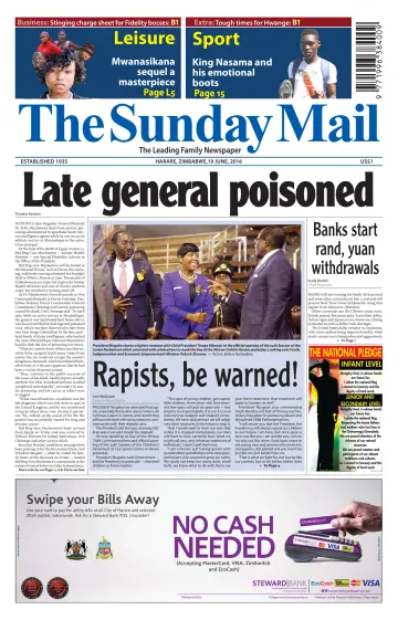 The Sunday Mail (Zimbabwe) - 19 Jun 2016