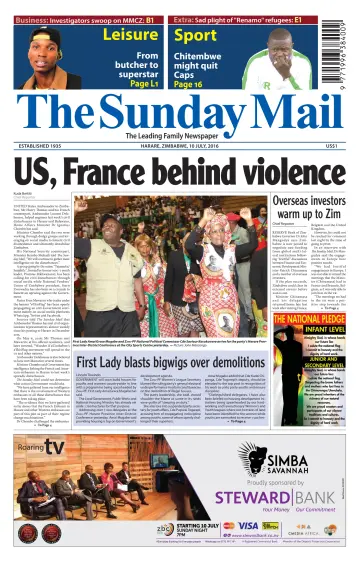 The Sunday Mail (Zimbabwe) - 10 Jul 2016