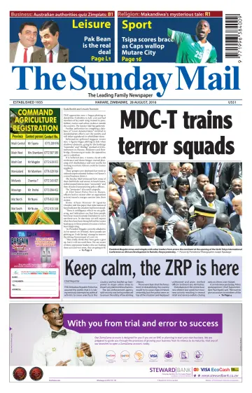 The Sunday Mail (Zimbabwe) - 28 Aug 2016