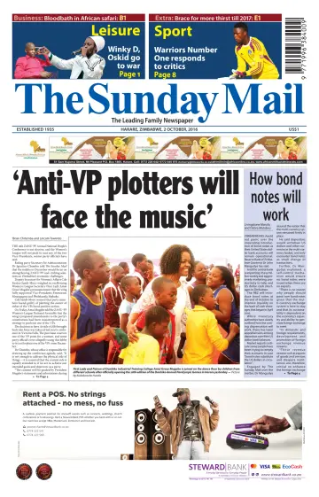 The Sunday Mail (Zimbabwe) - 2 Oct 2016