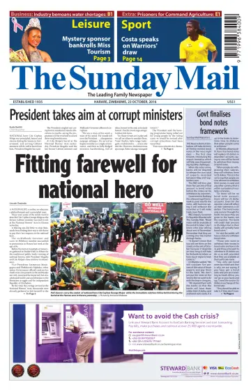 The Sunday Mail (Zimbabwe) - 23 Oct 2016