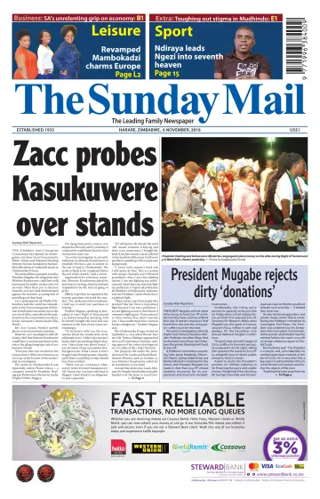 The Sunday Mail (Zimbabwe) - 6 Nov 2016