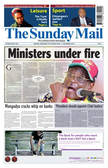 The Sunday Mail (Zimbabwe) - 11 Dec 2016