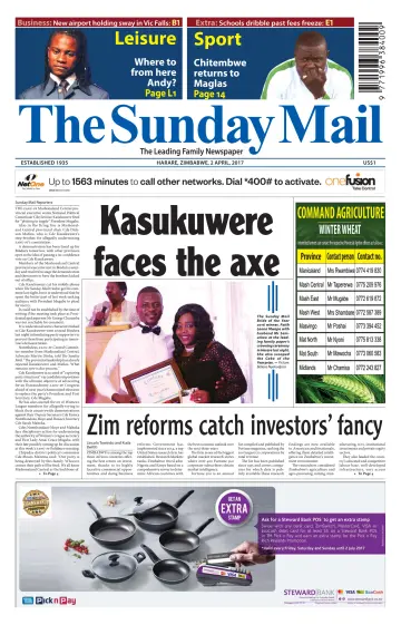 The Sunday Mail (Zimbabwe) - 2 Apr 2017
