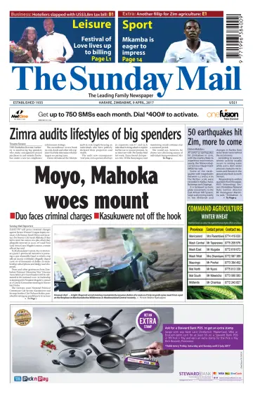 The Sunday Mail (Zimbabwe) - 9 Apr 2017