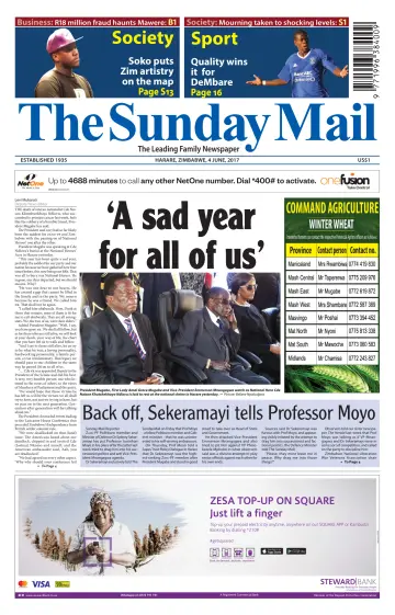 The Sunday Mail (Zimbabwe) - 4 Jun 2017