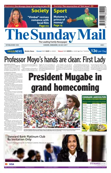 The Sunday Mail (Zimbabwe) - 30 Jul 2017