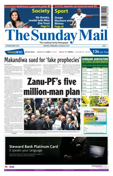 The Sunday Mail (Zimbabwe) - 6 Aug 2017