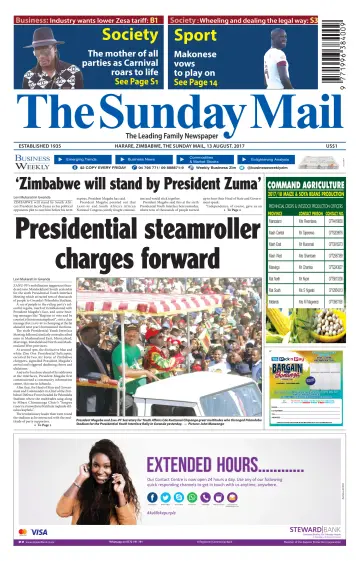 The Sunday Mail (Zimbabwe) - 13 Aug 2017