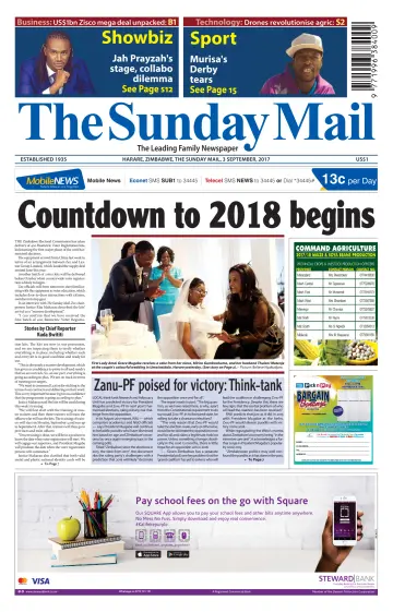 The Sunday Mail (Zimbabwe) - 3 Sep 2017