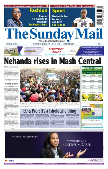 The Sunday Mail (Zimbabwe) - 10 Sep 2017