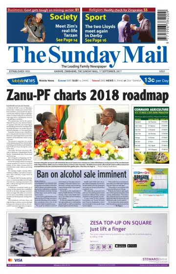 The Sunday Mail (Zimbabwe) - 17 Sep 2017