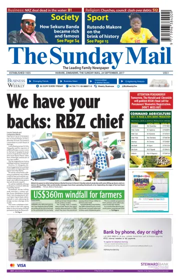 The Sunday Mail (Zimbabwe) - 24 Sep 2017