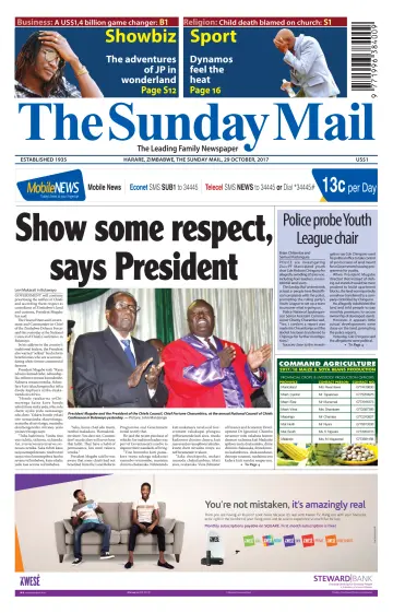 The Sunday Mail (Zimbabwe) - 29 Oct 2017