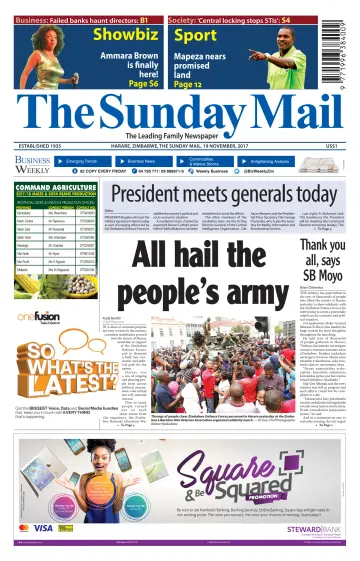 The Sunday Mail (Zimbabwe) - 19 Nov 2017