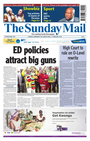 The Sunday Mail (Zimbabwe) - 11 Feb 2018