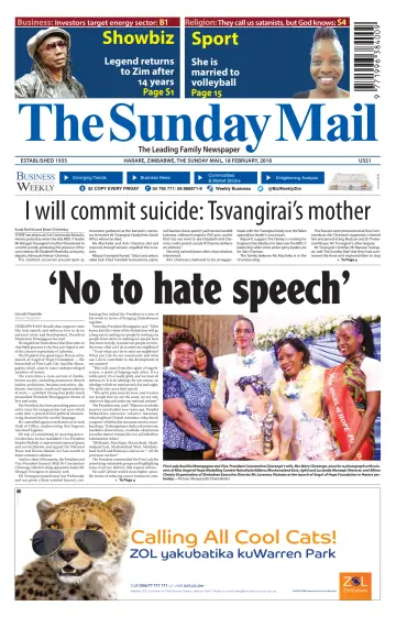 The Sunday Mail (Zimbabwe) - 18 Feb 2018