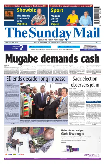 The Sunday Mail (Zimbabwe) - 11 Mar 2018