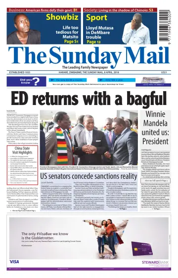 The Sunday Mail (Zimbabwe) - 8 Apr 2018